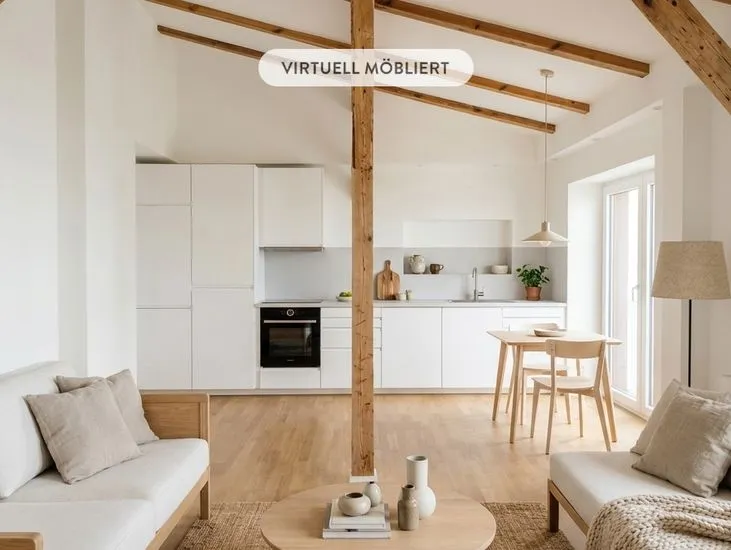 HOMESK - Erstbezug! 2-Zimmer-Maisonette-Terrassenwohnung mit EBK in Zehlendorf — photo 1